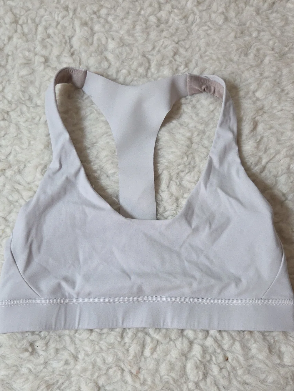 Lululemon Break Free Bra in Light Grey Sz 6 B/C Cup